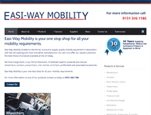 Tablet Screenshot of easi-way.co.uk